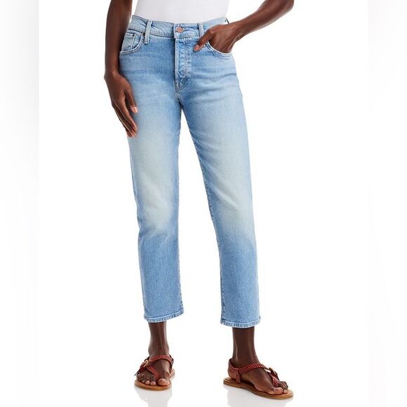 MOTHER The Scrapper High Rise Ankle Straight Jeans in Camera Obscura Size 26 - Picture 10 of 10